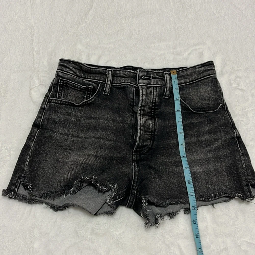 Lucky Brand distressed Mid Rise denim cut off jean shorts size 4/27 - Picture 6 of 7